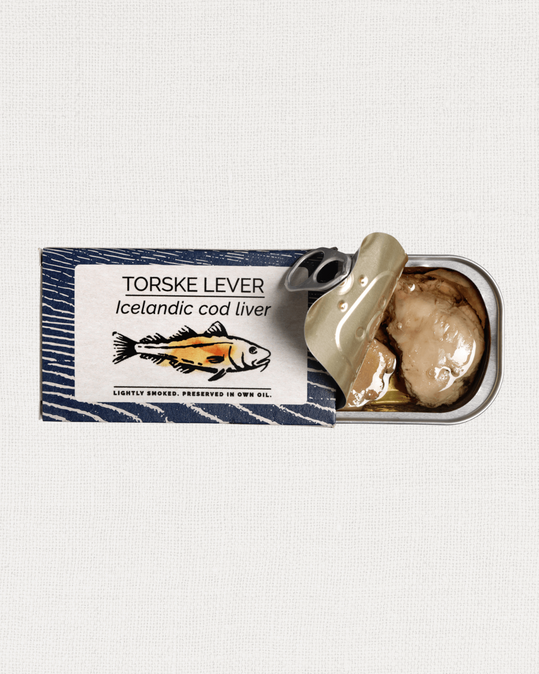Isländische Kabeljauleber im Eigenen Öl, 120g