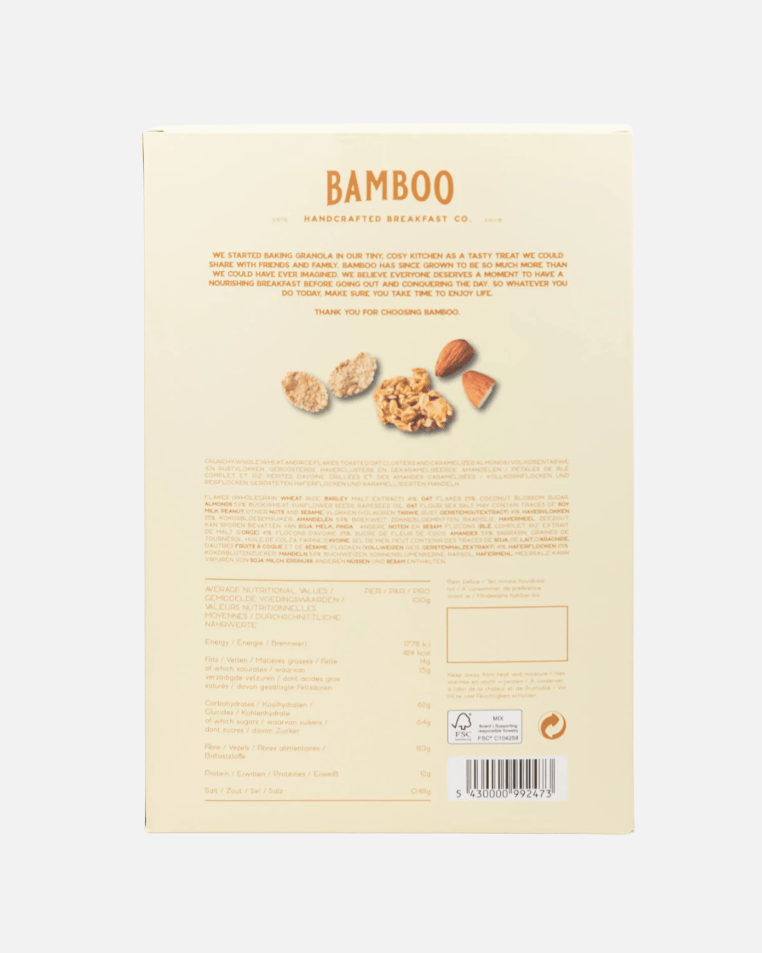 Crunchy Flakes with Caramelized Almonds, 400g