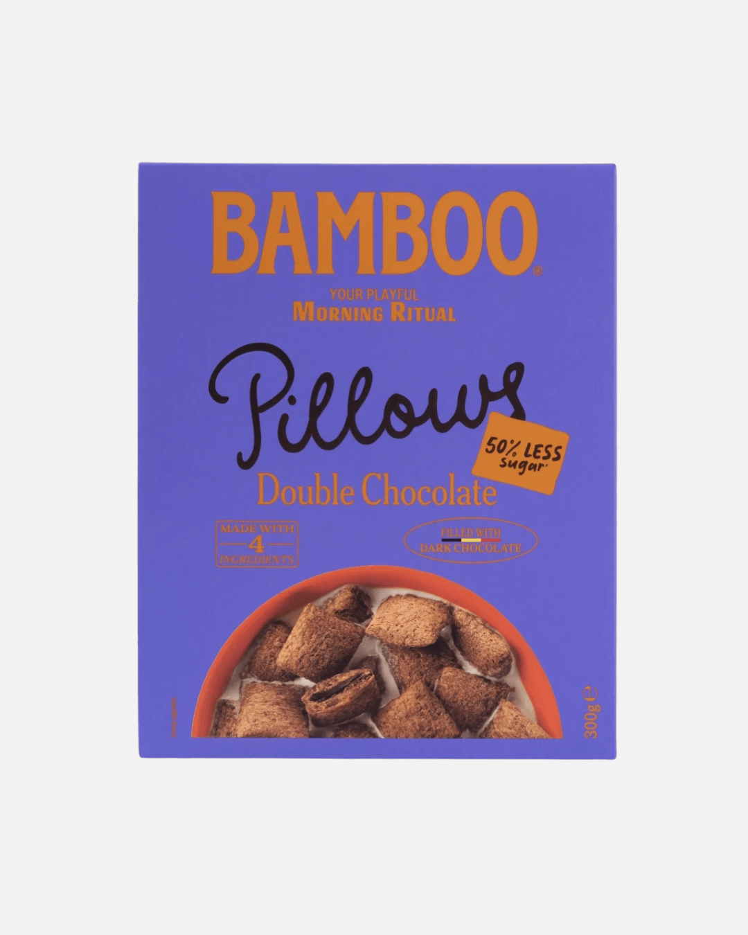 Crunchy Pillows with Double Chocolate Filling, 300g