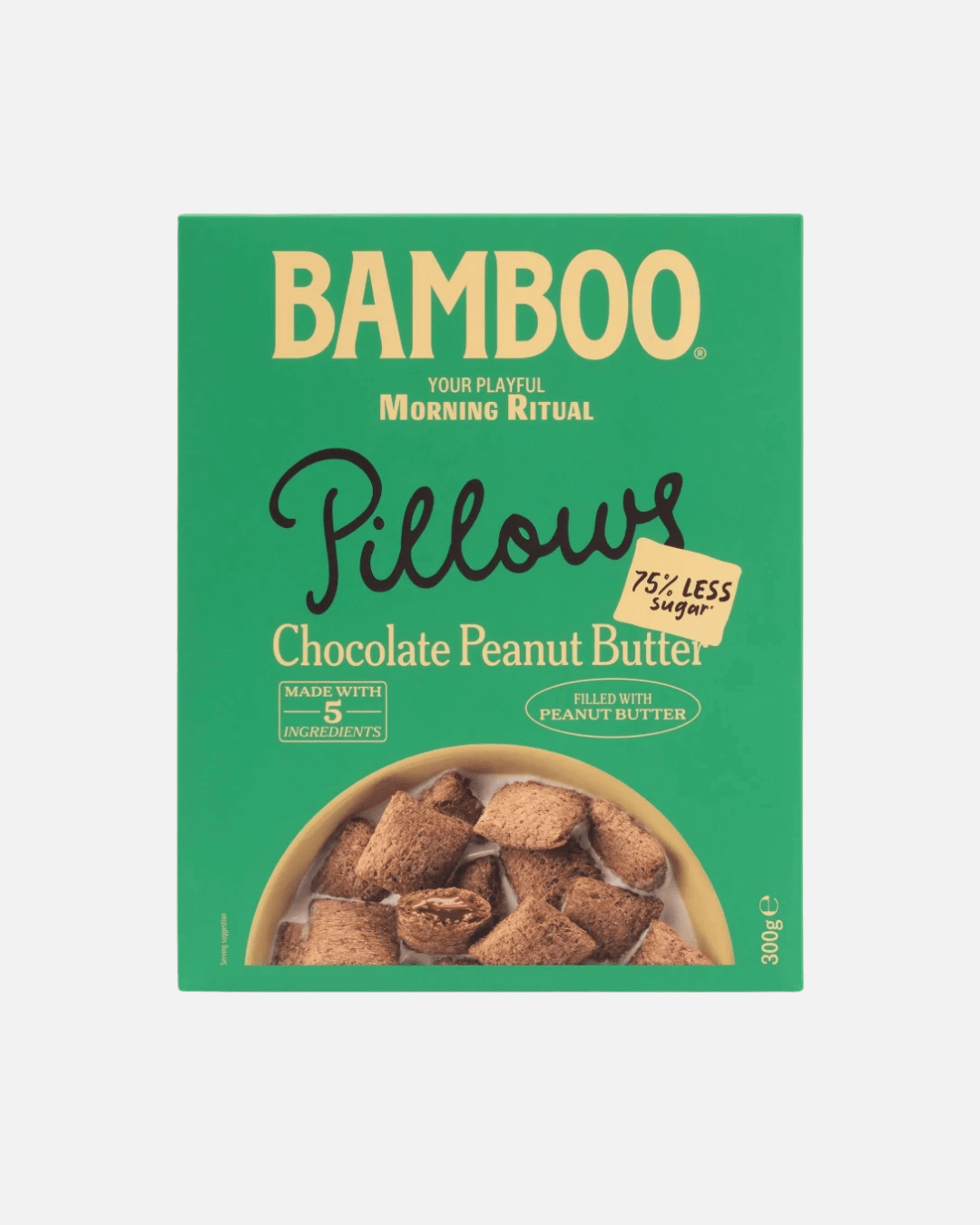 Crunchy Pillows with Chocolate and Peanut Butter Filling, 300g