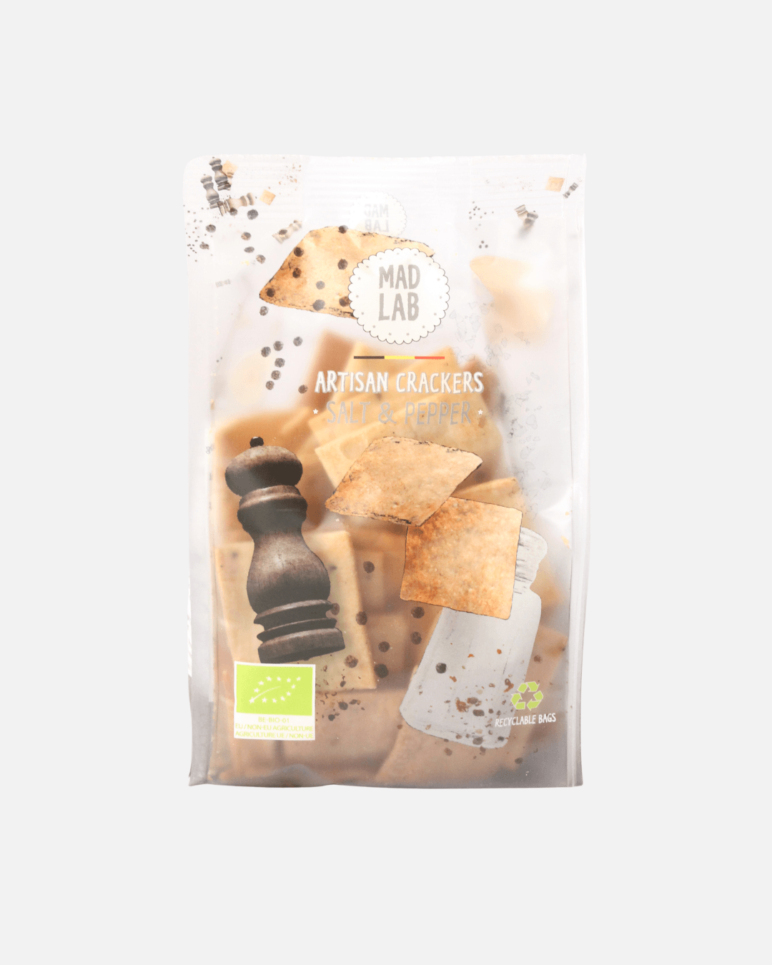 Bio Cracker mit Salz und Pfeffer, 110g