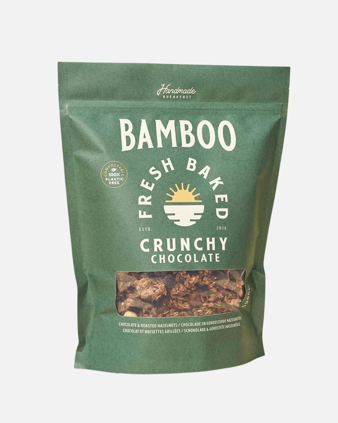 Chunky Granola with Dark Chocolate and Hazelnuts, 500g