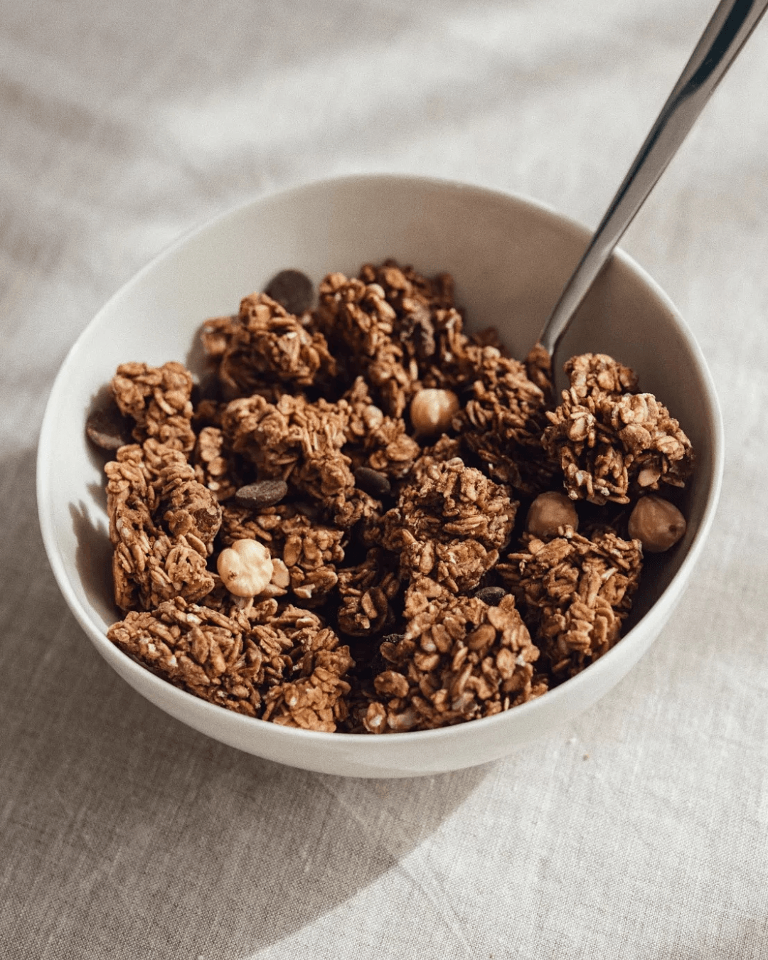 Chunky Granola with Dark Chocolate and Hazelnuts, 500g