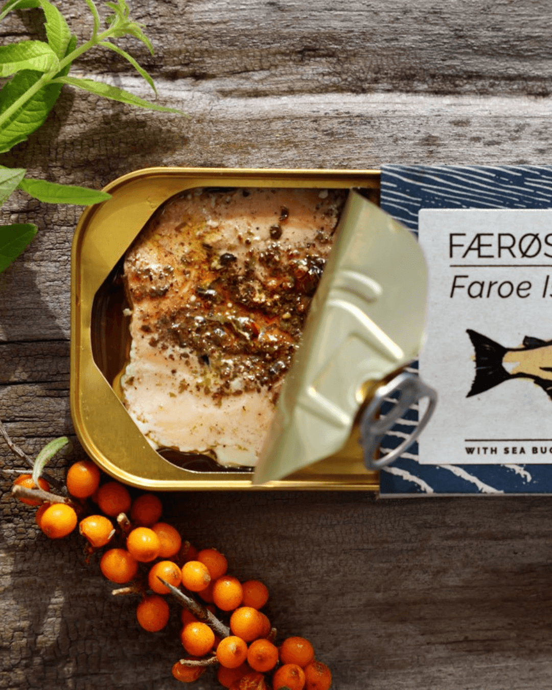Lachs mit Sanddorn und Zitronenverbene, 110g
