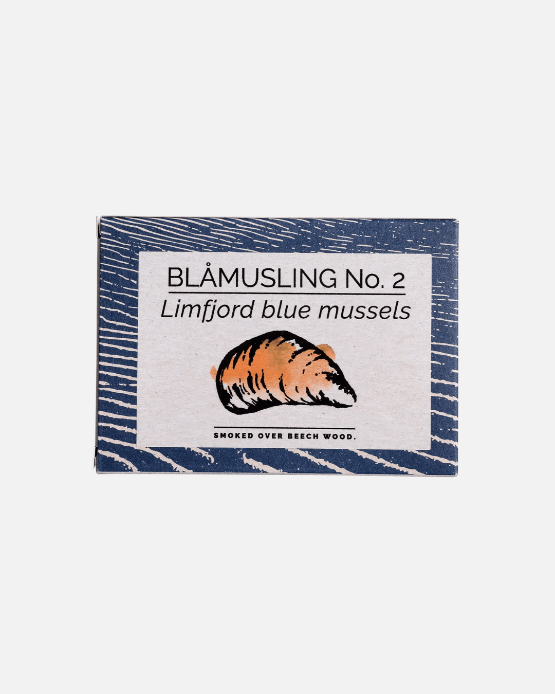 Limfjord Blue Mussels, Smoked Over Beech Wood, 100g