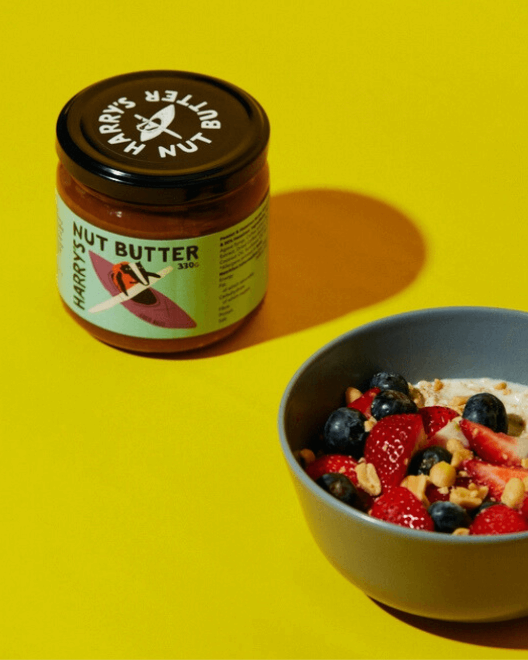 Erdnussbutter mit Kakao und Haselnüssen, 330g