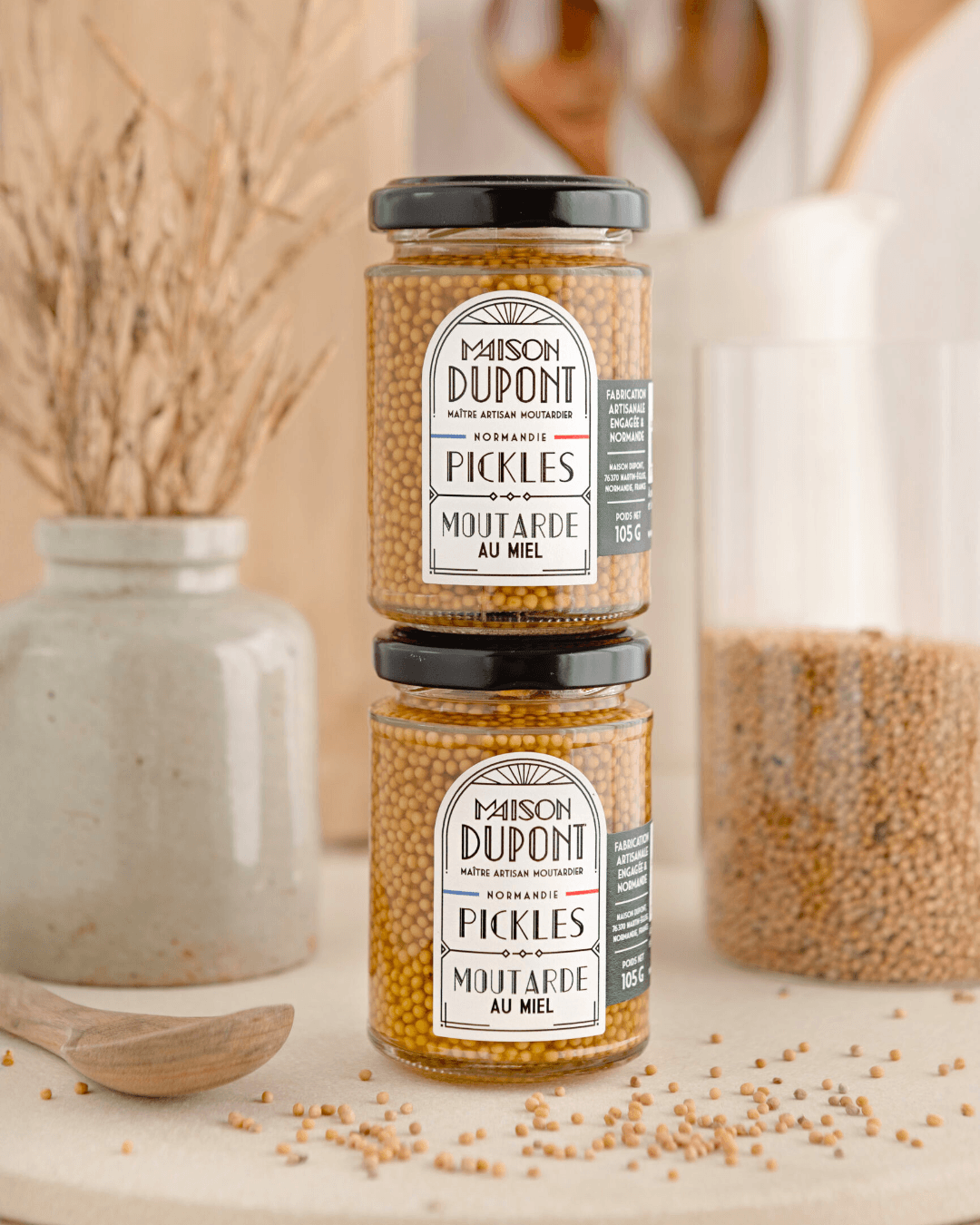 Senfkorn-Pickles, 105g